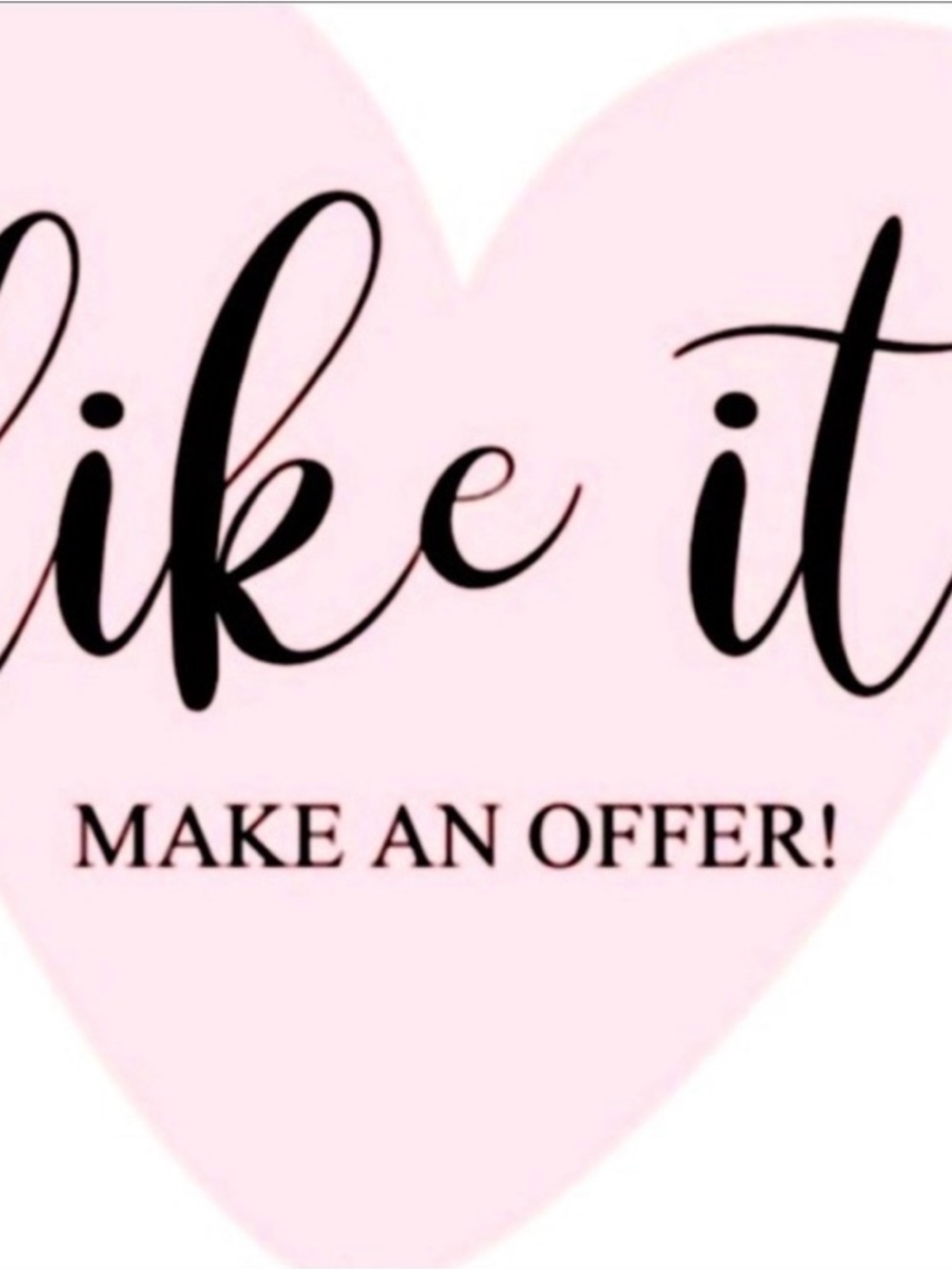 Reasonable offers welcomed.
